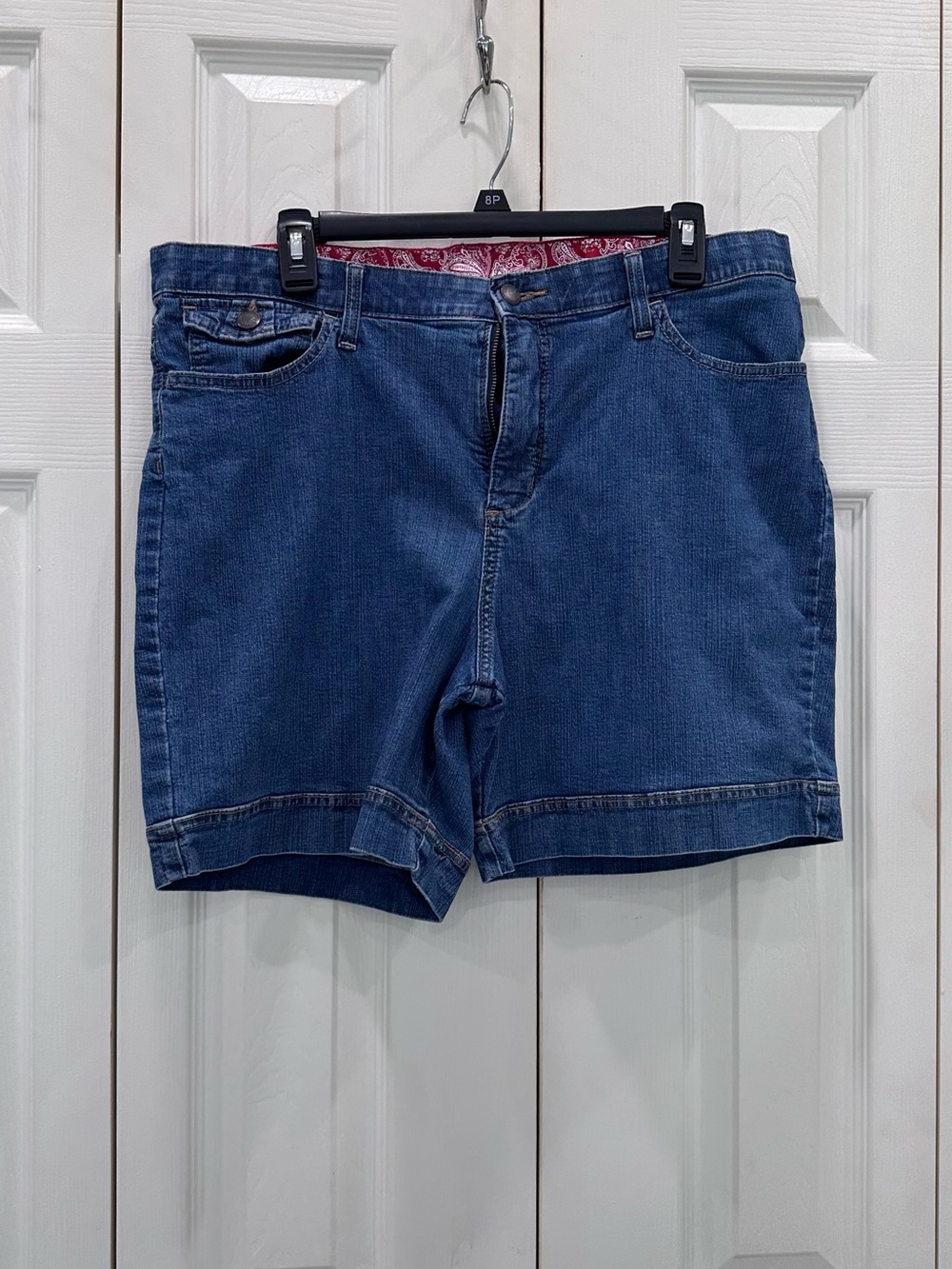 Lee Women's Dark Blue Denim Shorts